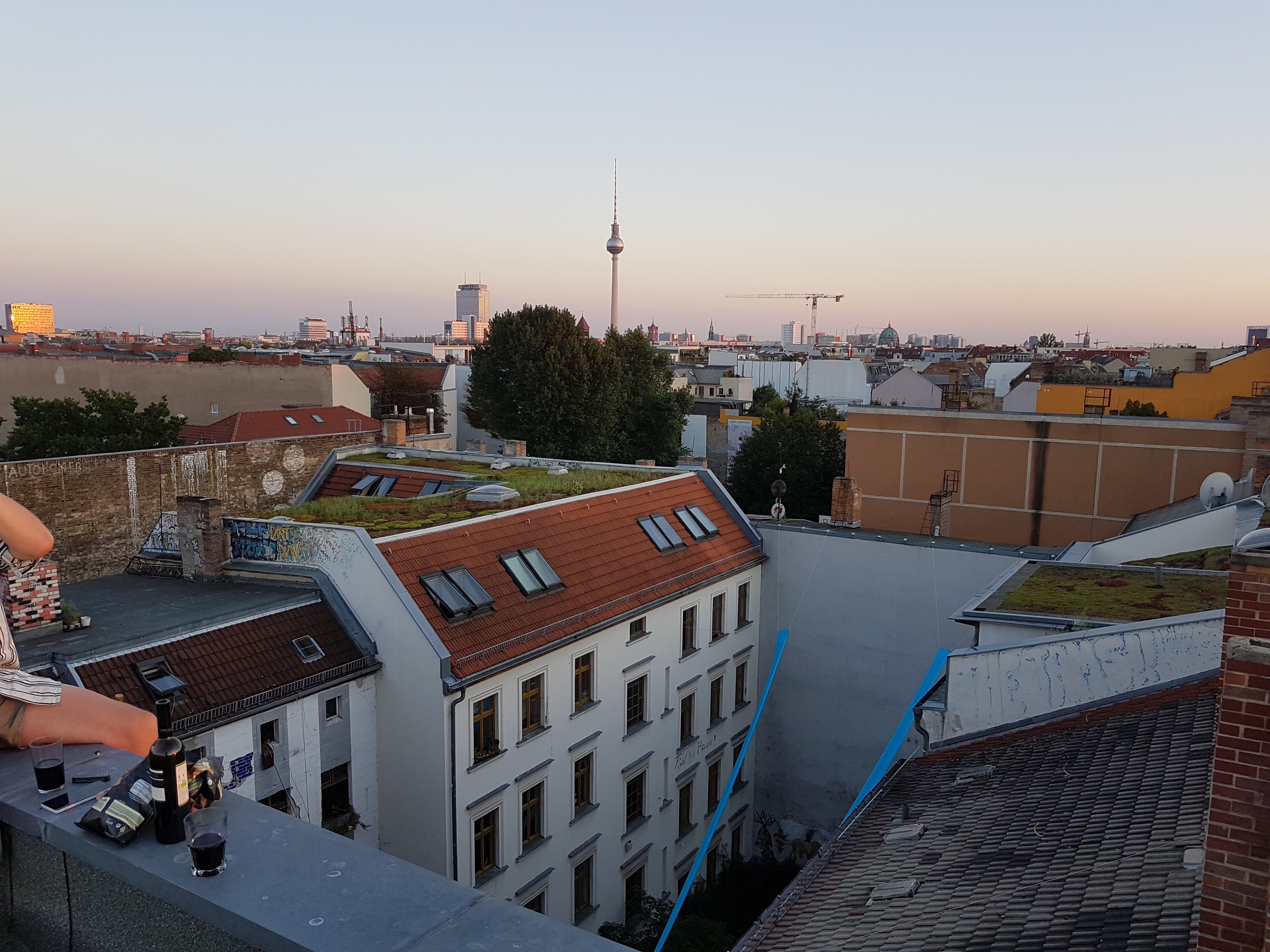Hof am Abend
