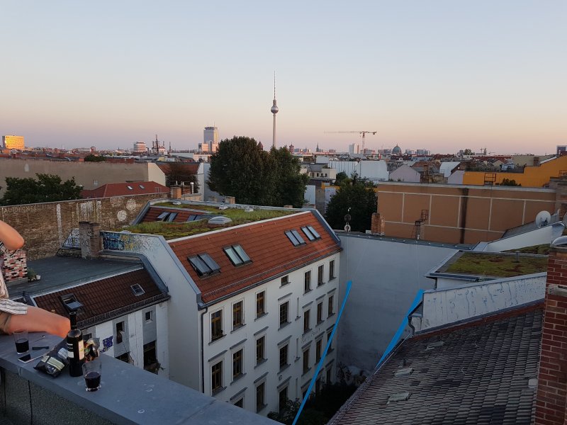 Hof am Abend